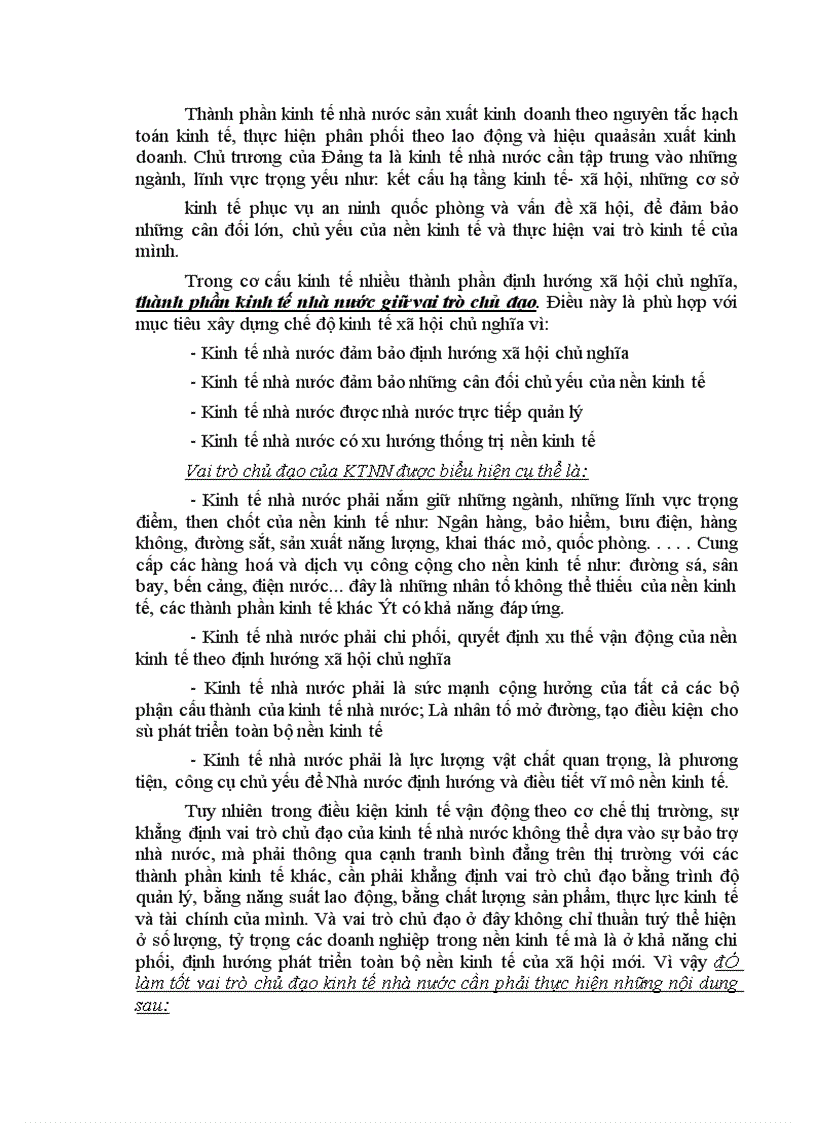 image for page Cơ sở lý luận và thực tiễn tồn tại nền kinh tế nhiều thành phần trong thời kỳ quá độ lên chủ nghĩa xã hội ở Việt Nam và nhận thức mới về vai trò chủ đạo của thành phần kinh tế nhà nước Người thực hiện
