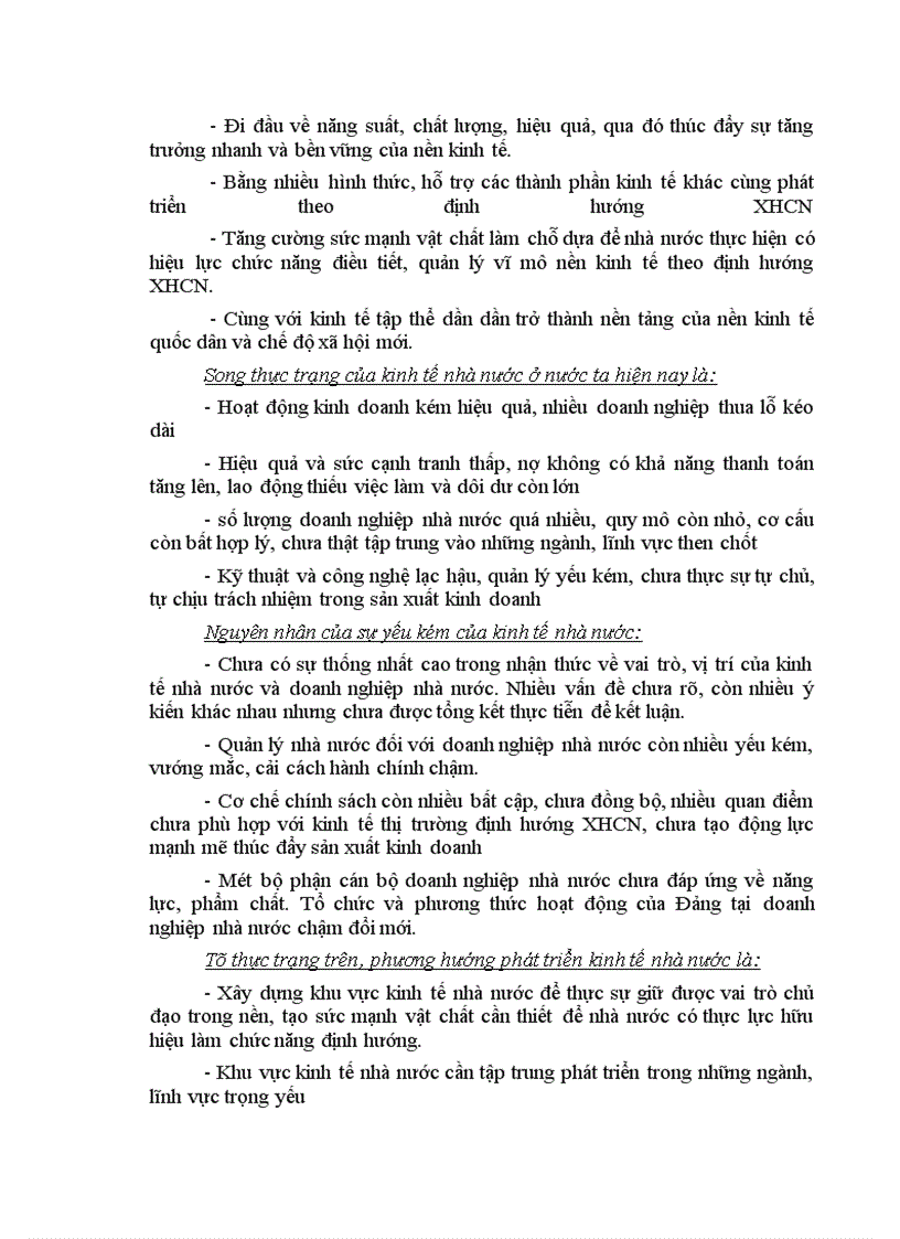 image for page Cơ sở lý luận và thực tiễn tồn tại nền kinh tế nhiều thành phần trong thời kỳ quá độ lên chủ nghĩa xã hội ở Việt Nam và nhận thức mới về vai trò chủ đạo của thành phần kinh tế nhà nước Người thực hiện