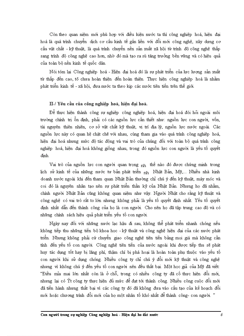 image for page Con người trong sự nghiệp Công nghiệp hoá - Hiện đại hóa dất nước