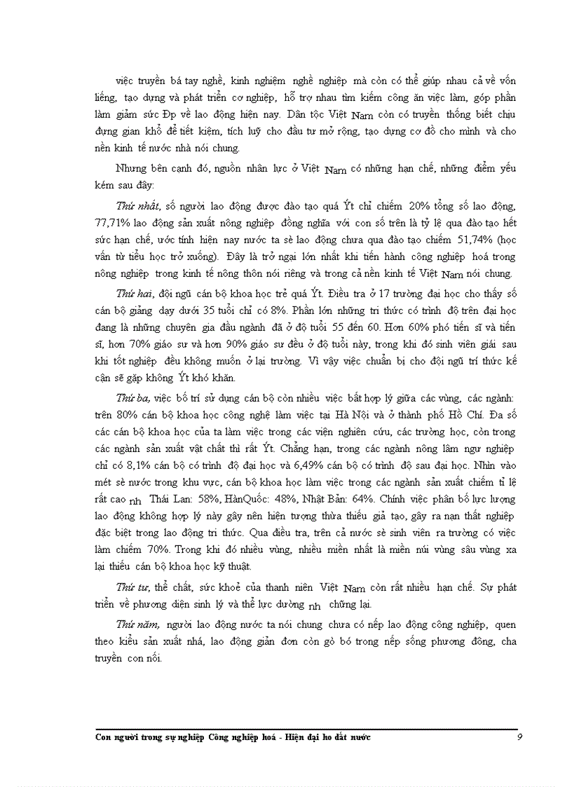 image for page Con người trong sự nghiệp Công nghiệp hoá - Hiện đại hóa dất nước