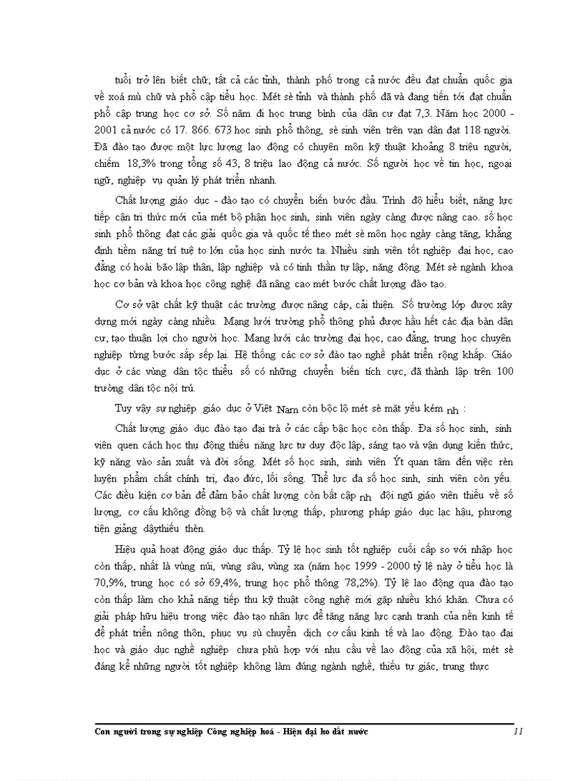 image for page Con người trong sự nghiệp Công nghiệp hoá - Hiện đại hóa dất nước