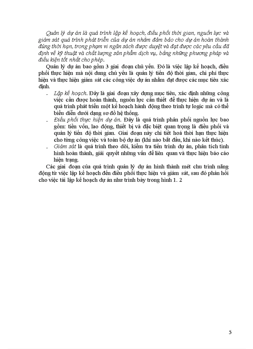 image for page Lập và quản lý dự án