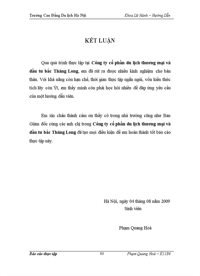 image for page Công Ty CP Du Lịch TM và Đầu Tư Bắc Thăng Long