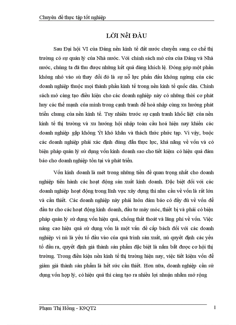 image for page Quản lý và sử dụng vốn tại Công ty cổ phần Đầu tư và Xây dựng Ba Đình