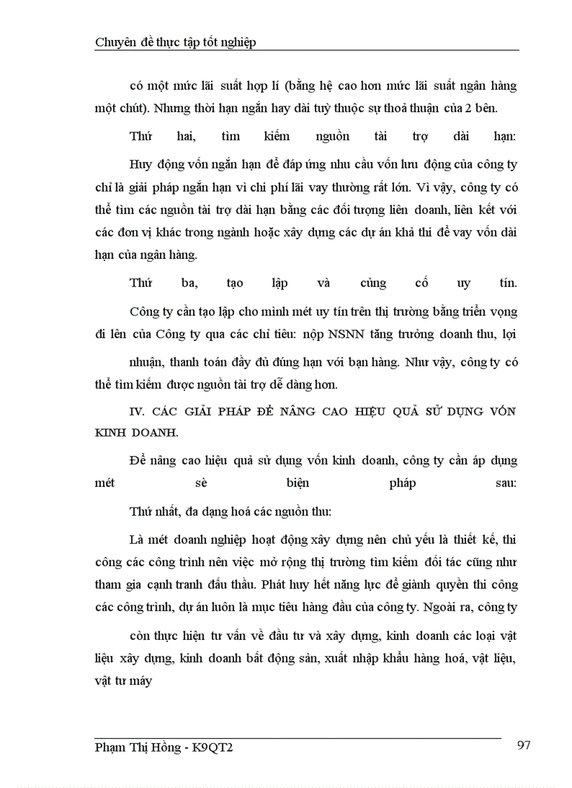 image for page Quản lý và sử dụng vốn tại Công ty cổ phần Đầu tư và Xây dựng Ba Đình