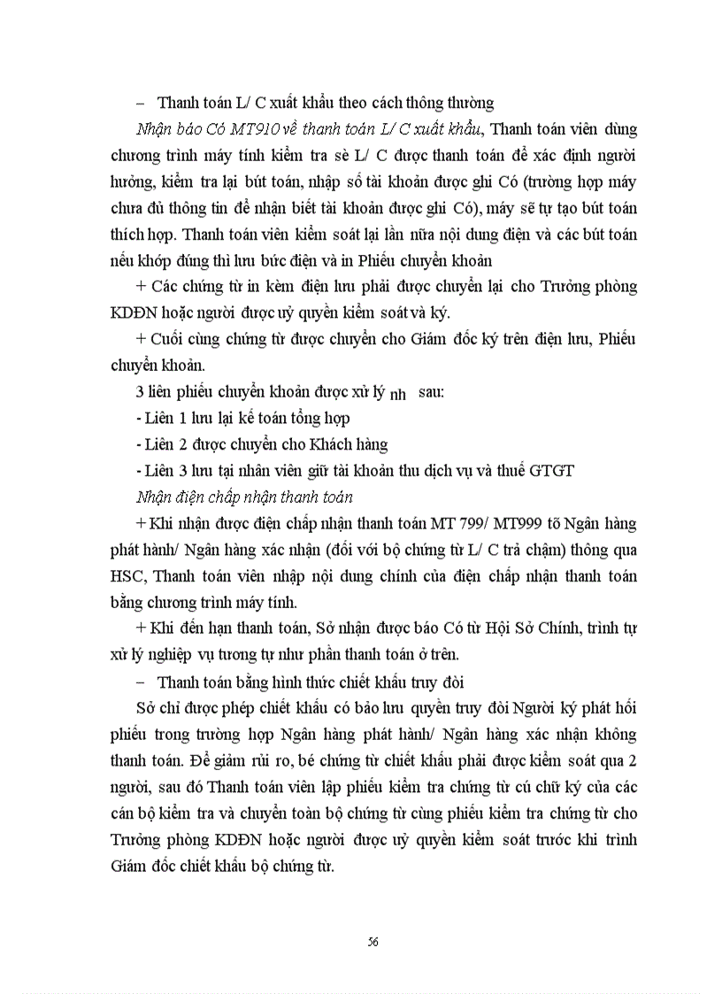 image for page Một số giải pháp nhằm phát triển hoạt động thanh toán quốc tế theo phương thức tín dụng chứng từ tại Sở giao dịch I NHCTVN