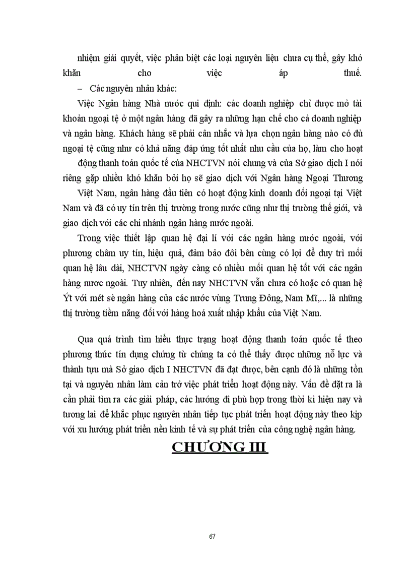 image for page Một số giải pháp nhằm phát triển hoạt động thanh toán quốc tế theo phương thức tín dụng chứng từ tại Sở giao dịch I NHCTVN