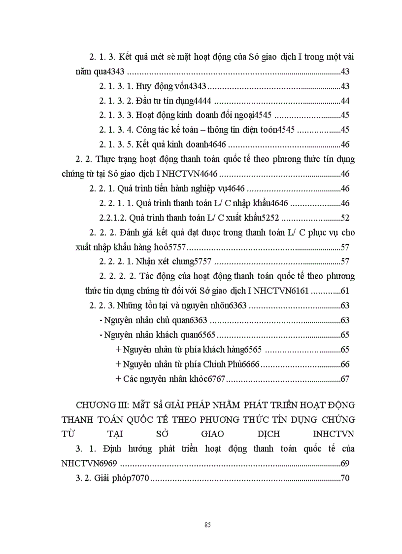 image for page Một số giải pháp nhằm phát triển hoạt động thanh toán quốc tế theo phương thức tín dụng chứng từ tại Sở giao dịch I NHCTVN