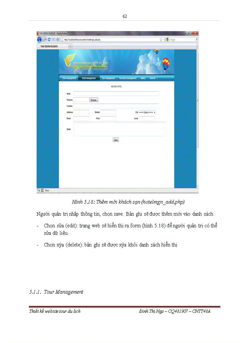 image for page Thiết kế website tour du lịch
