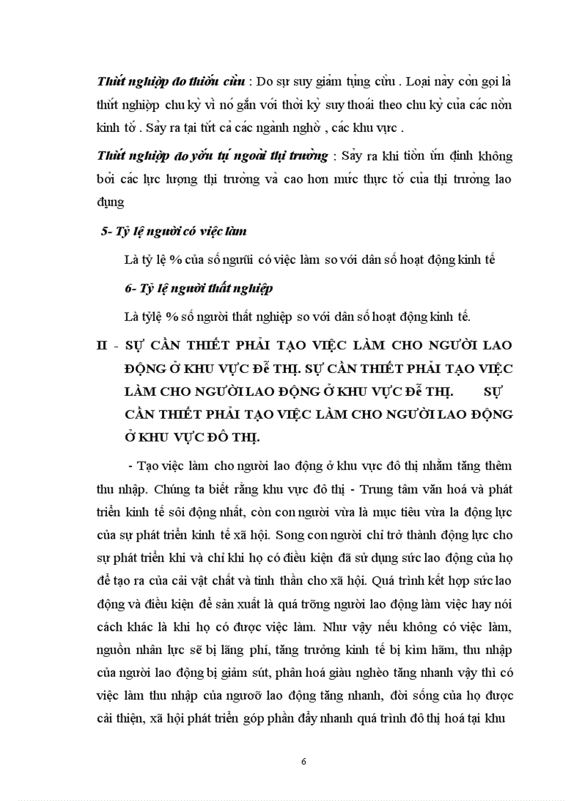 image for page Việc làm, thất nghiệp ở đô thị thực trạng và giải pháp