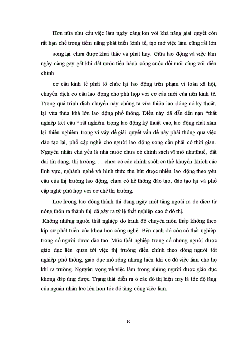 image for page Việc làm, thất nghiệp ở đô thị thực trạng và giải pháp