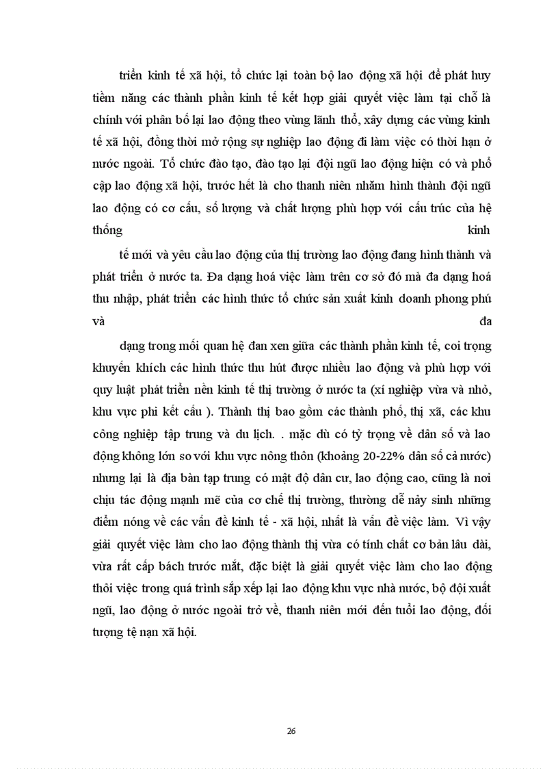image for page Việc làm, thất nghiệp ở đô thị thực trạng và giải pháp
