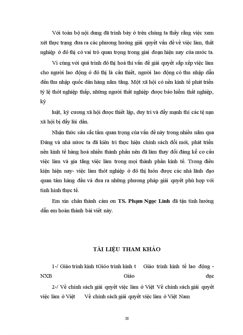 image for page Việc làm, thất nghiệp ở đô thị thực trạng và giải pháp