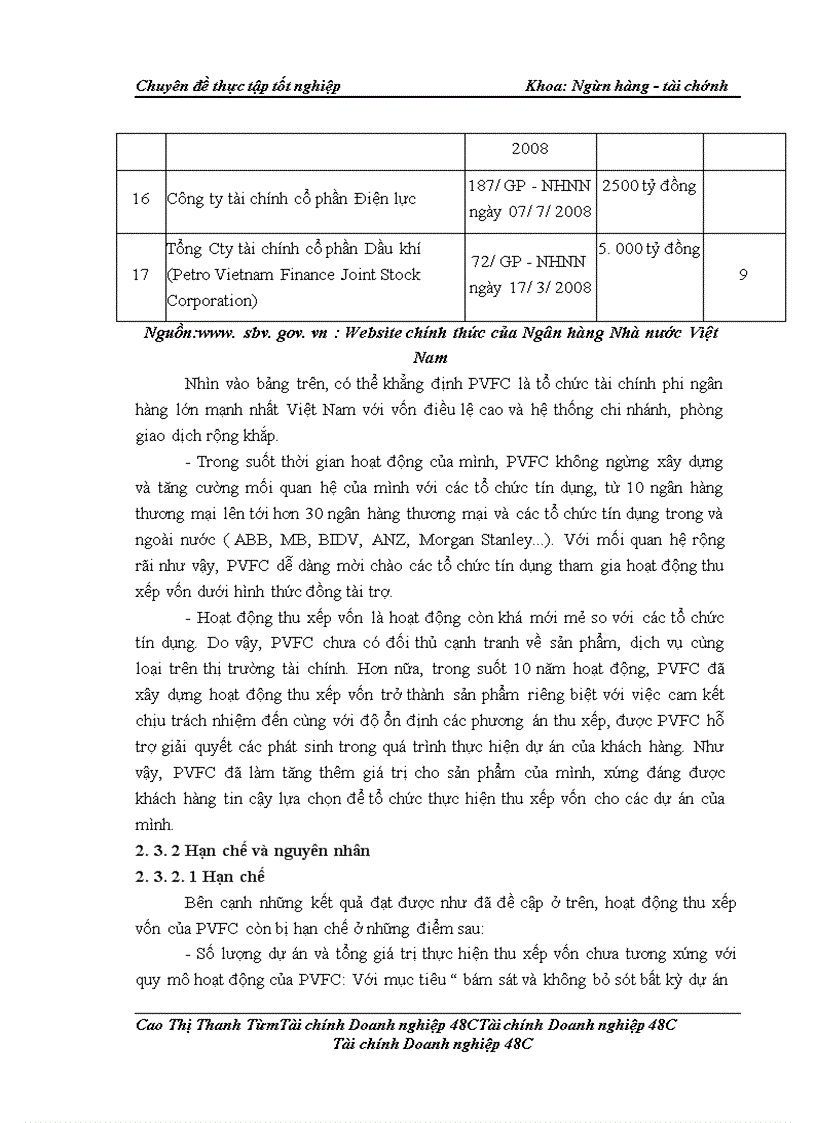 image for page Phát triển hoạt động thu xếp vốn tại Tổng công ty tài chính Cổ phần Dầu khí Việt Nam