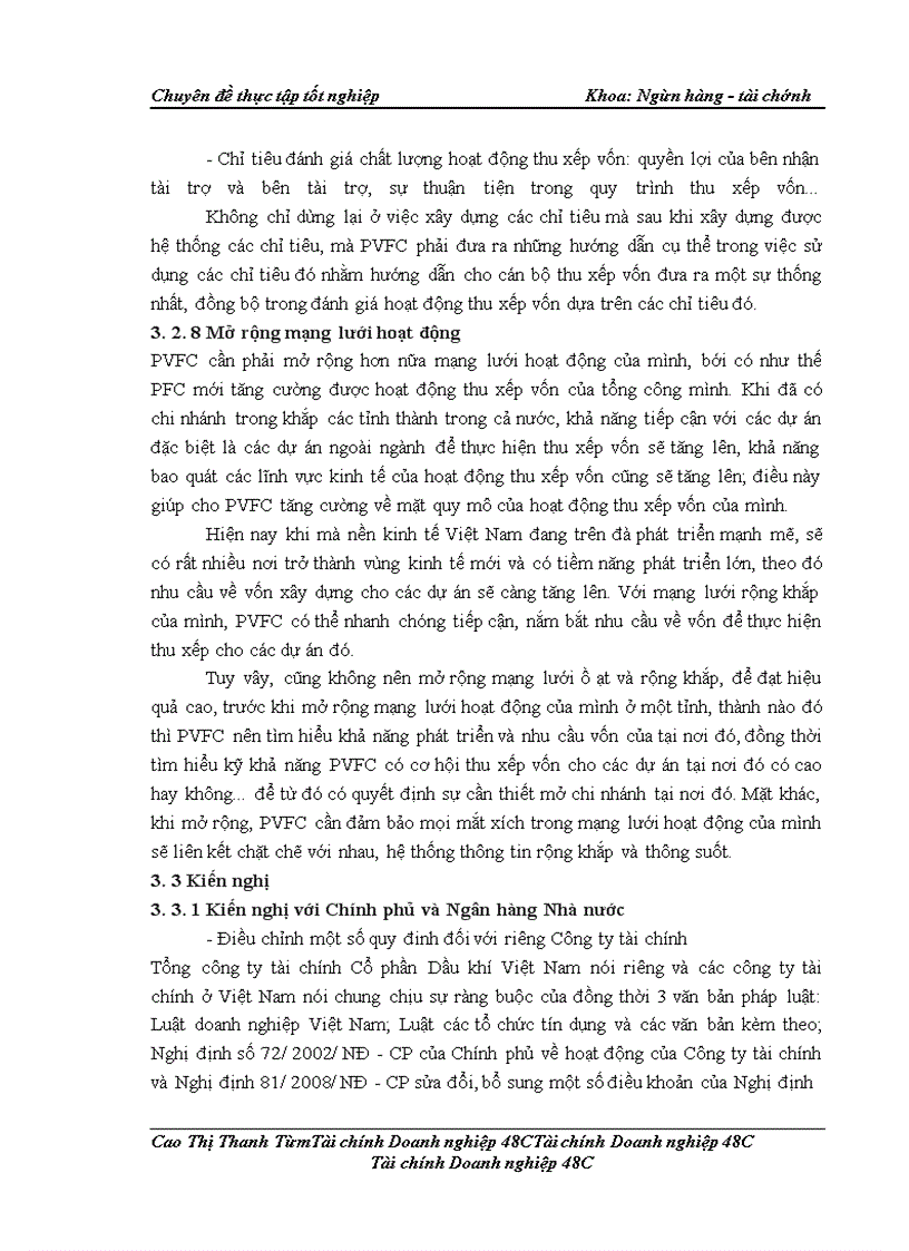 image for page Phát triển hoạt động thu xếp vốn tại Tổng công ty tài chính Cổ phần Dầu khí Việt Nam