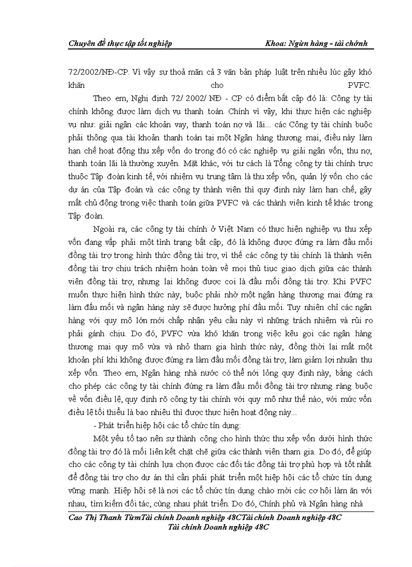 image for page Phát triển hoạt động thu xếp vốn tại Tổng công ty tài chính Cổ phần Dầu khí Việt Nam