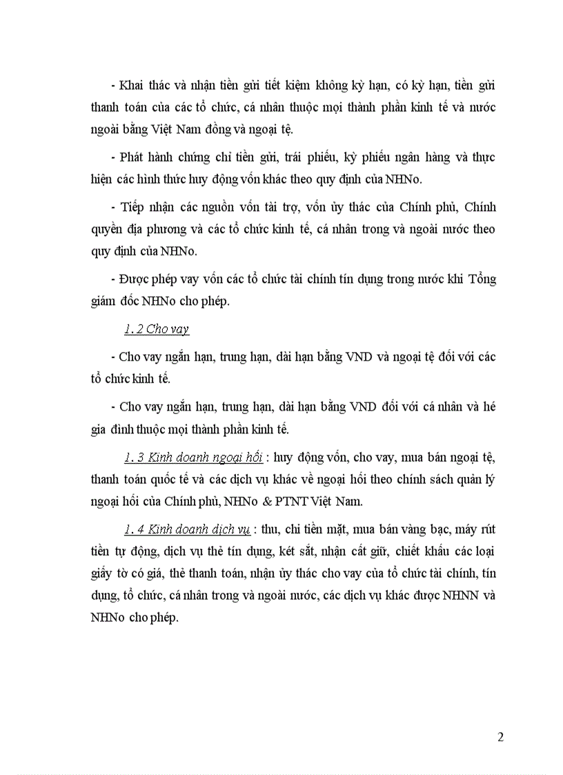 image for page Quản lý chất lượng tín dụng trung và dài hạn tại NHNo&PTNT Láng Hạ