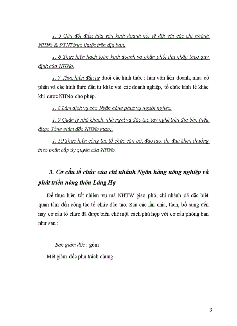 image for page Quản lý chất lượng tín dụng trung và dài hạn tại NHNo&PTNT Láng Hạ