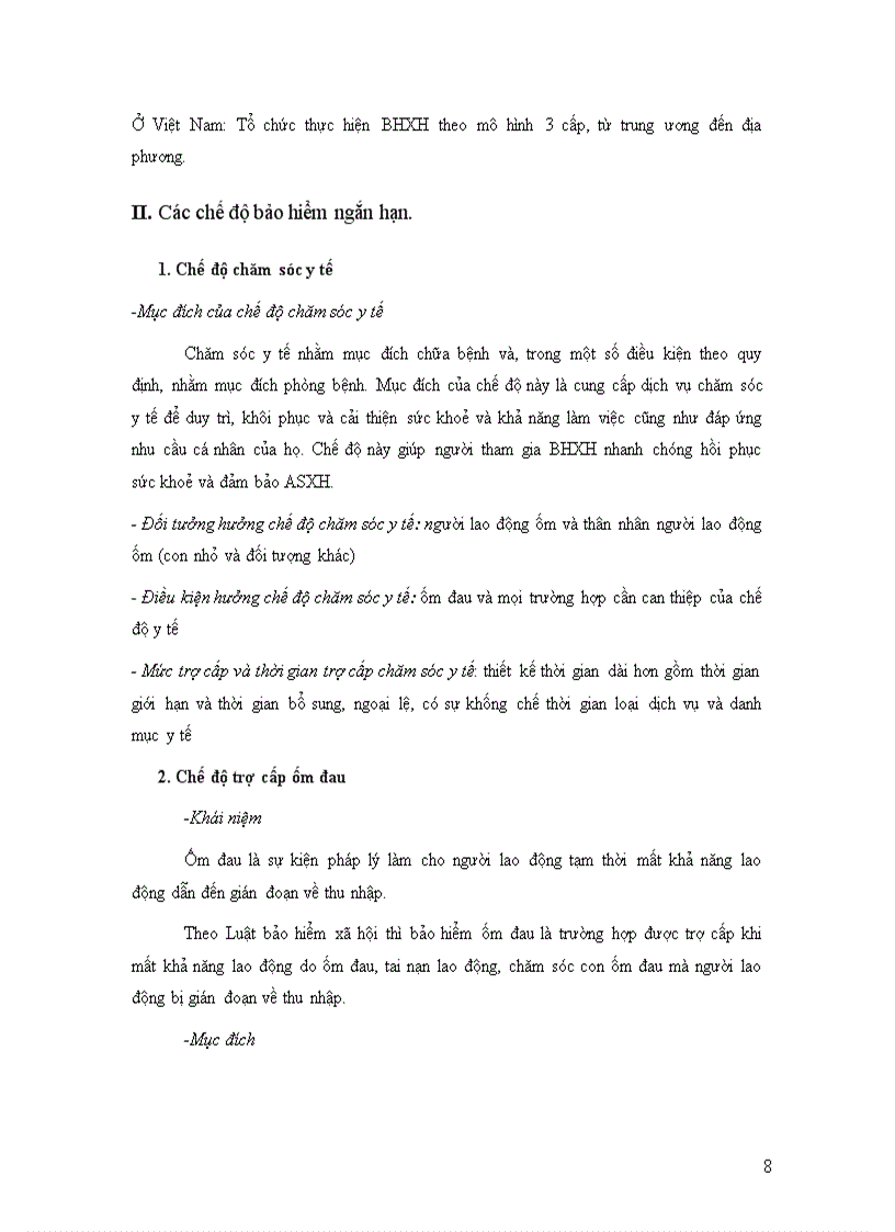 image for page Sự hình thành và phát triển các chế độ Bảo hiểm ngắn hạn ở Việt Nam