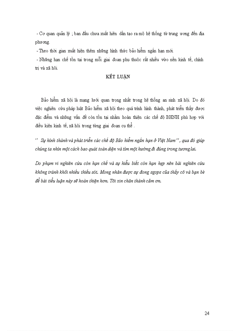 image for page Sự hình thành và phát triển các chế độ Bảo hiểm ngắn hạn ở Việt Nam