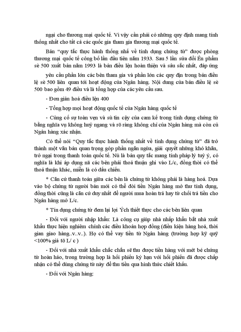 image for page Một số giải pháp nâng cao hiệu quả trong công tác thanh toán hàng xuất nhập khẩu bằng phương thức tính dụng chứng từ tại Ngân hàng Ngoại thương Việt Nam