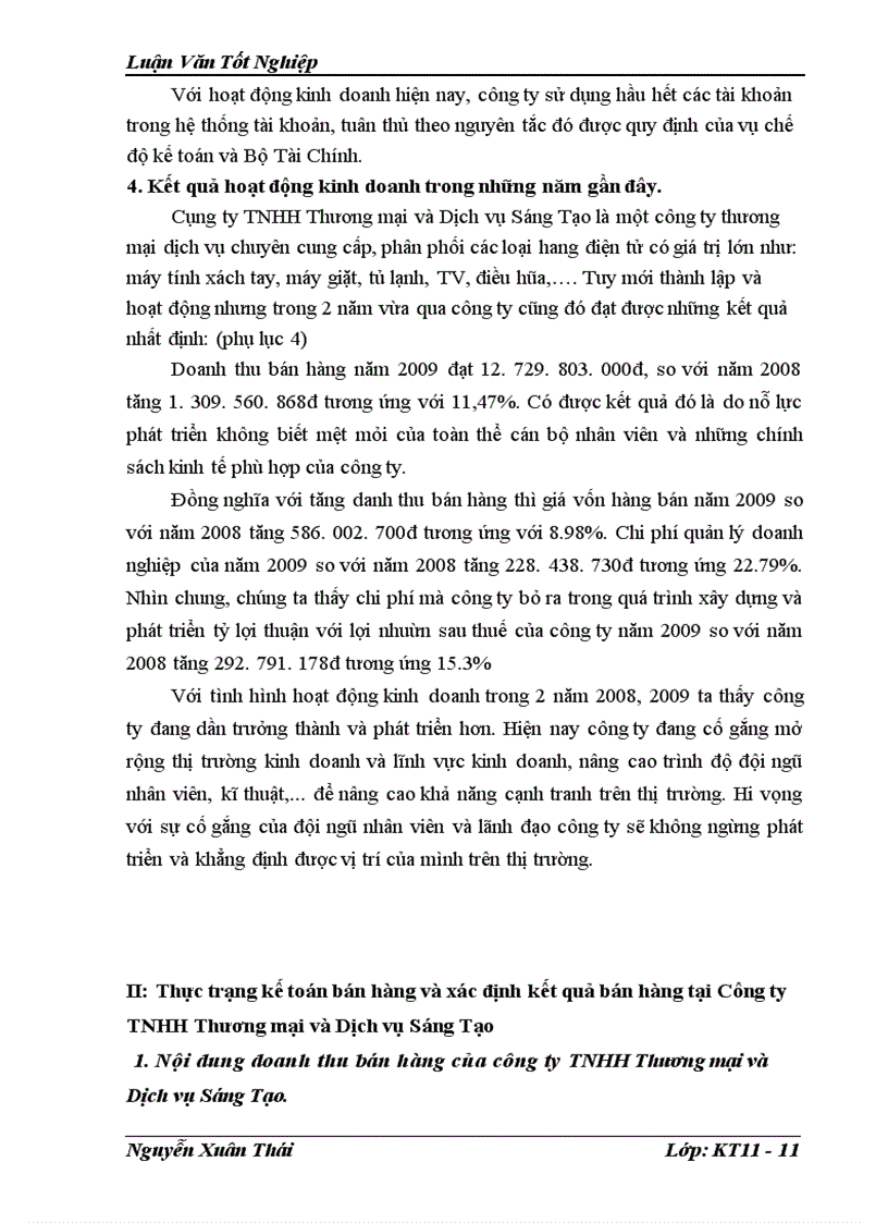 image for page Thực trạng kế toán bán hàng và xác định kết quả bán hàng trong doanh nghiệp thương mại