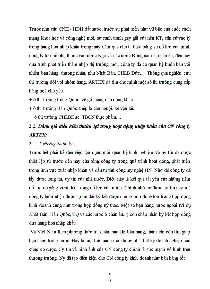 image for page Một số giải pháp nhằm hoàn thiện HĐNK tại CN công ty TNHH nhà nước một thành viênXNKva đầu tư thủ công mỹ nghệ HN