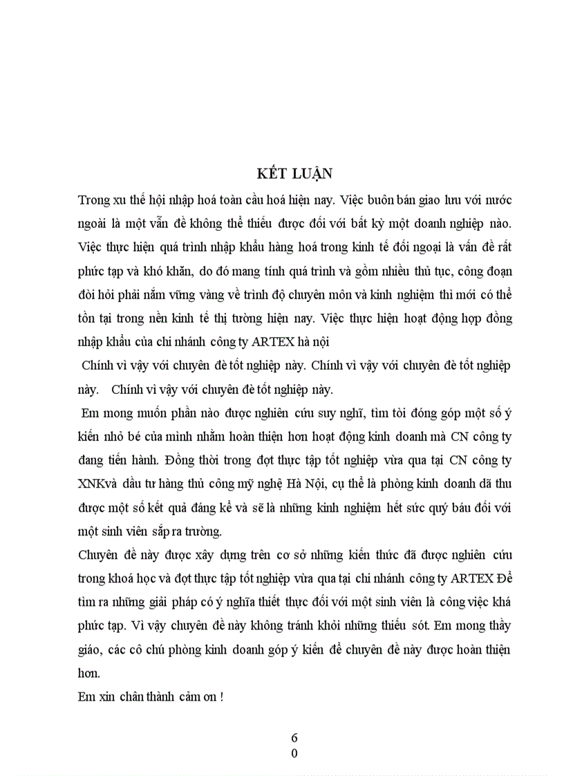 image for page Một số giải pháp nhằm hoàn thiện HĐNK tại CN công ty TNHH nhà nước một thành viênXNKva đầu tư thủ công mỹ nghệ HN