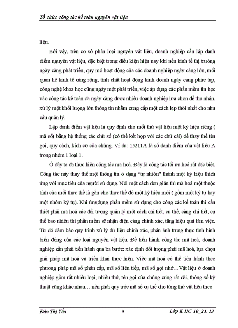 image for page Tổ chức công tác kế toán nguyên vật liệu tại Công ty TNHH Tiến Minh