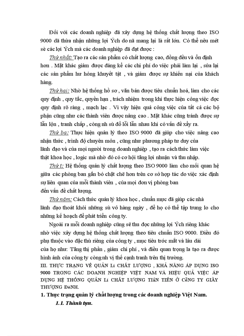 image for page ISO 9000 và nghiên cứu đề xuất mô hình quản lý chất lượng phù hợp với các doanh nghiệp Việt Nam