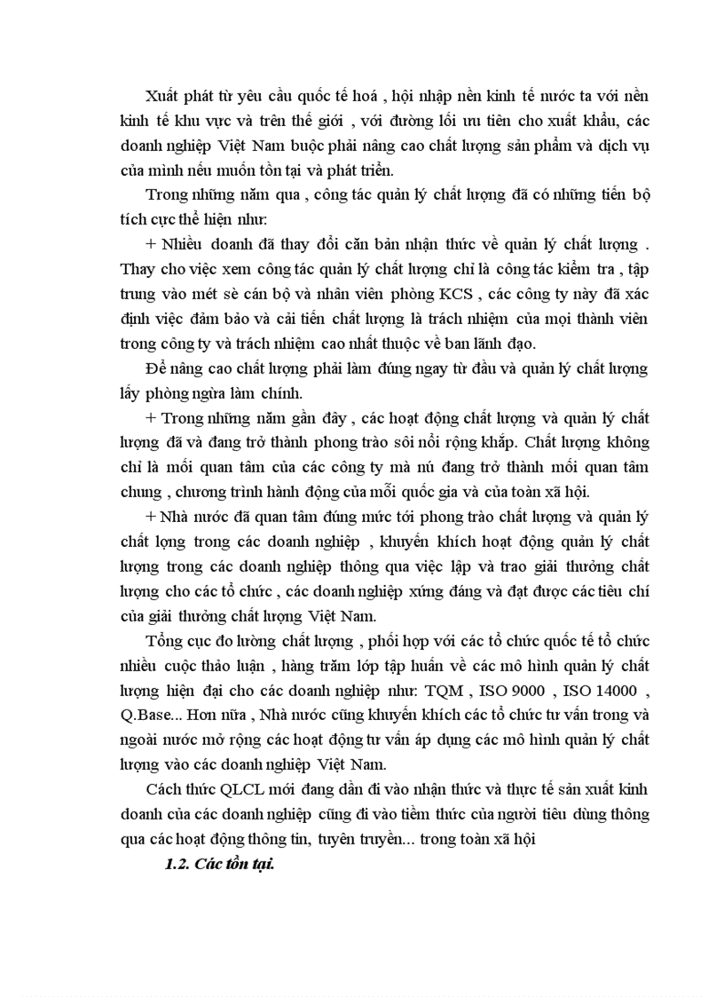 image for page ISO 9000 và nghiên cứu đề xuất mô hình quản lý chất lượng phù hợp với các doanh nghiệp Việt Nam