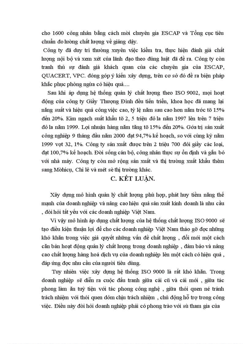 image for page ISO 9000 và nghiên cứu đề xuất mô hình quản lý chất lượng phù hợp với các doanh nghiệp Việt Nam