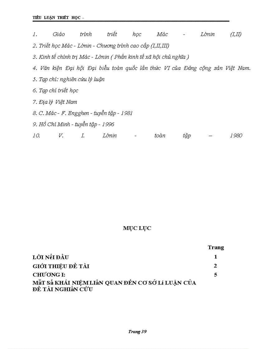 image for page Lý luận nhận thức, vận dụng quan điểm đó vào nền kinh tế Việt Nam trước và sau mười năm đổi mới đến nay