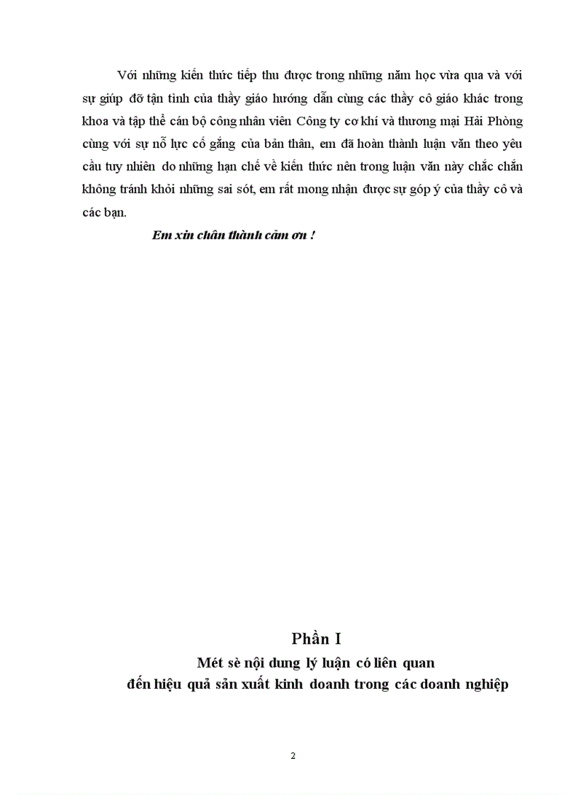 image for page Một số biện pháp nâng cao hiệu quả hoạt động sản xuất kinh doanh ở Công ty Cơ khí và Thương mại Hải Phòng - Tổng công ty thương mại và xây dựng