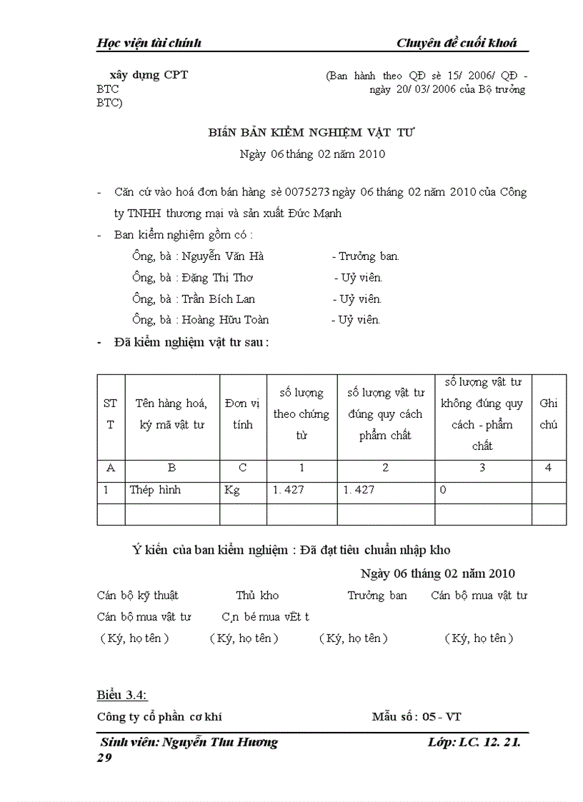 image for page Tổ chức công tác kế toán vật tư tại công ty cổ phần cơ khí xây dựng CPT