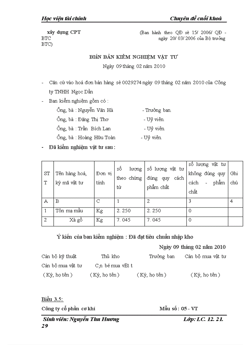 image for page Tổ chức công tác kế toán vật tư tại công ty cổ phần cơ khí xây dựng CPT