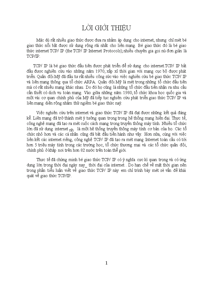 image for page Sơ lược về giao thức TCP/IP