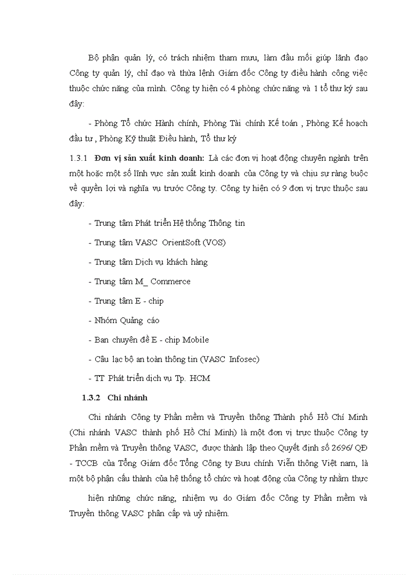 image for page Hoạt động sản xuất kinh doanh của công ty vasc