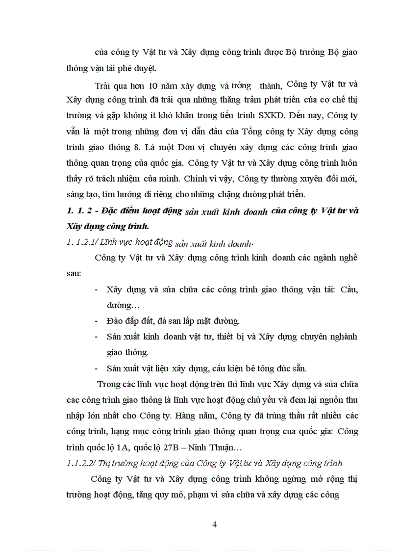 image for page Hoàn thiện công tác kế toán chi phí sản xuất và tính giá thành sản phẩm tại công ty Vật tư và Xây dựng công trình