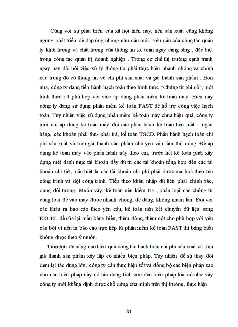 image for page Hoàn thiện công tác kế toán chi phí sản xuất và tính giá thành sản phẩm tại công ty Vật tư và Xây dựng công trình