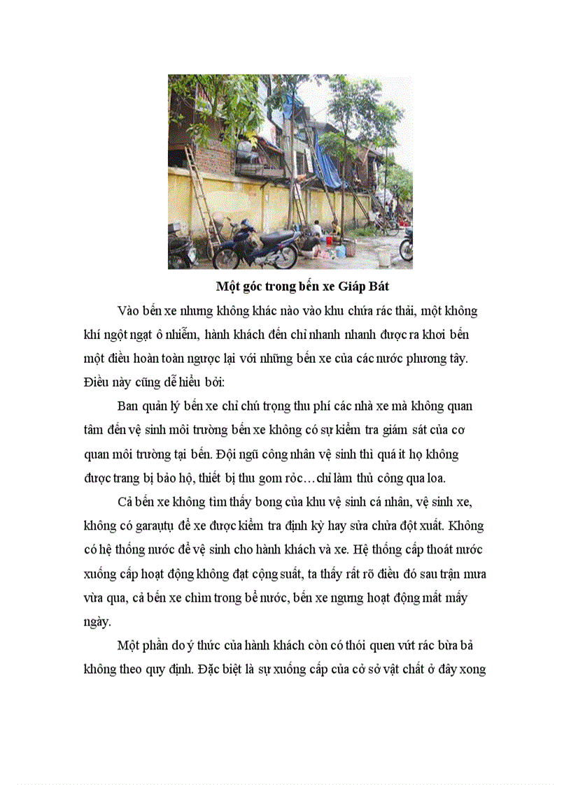 image for page Một số nguyên nhân, giải pháp để giải quyết thực trạng mất trật tự tại bến xe Giáp Bát