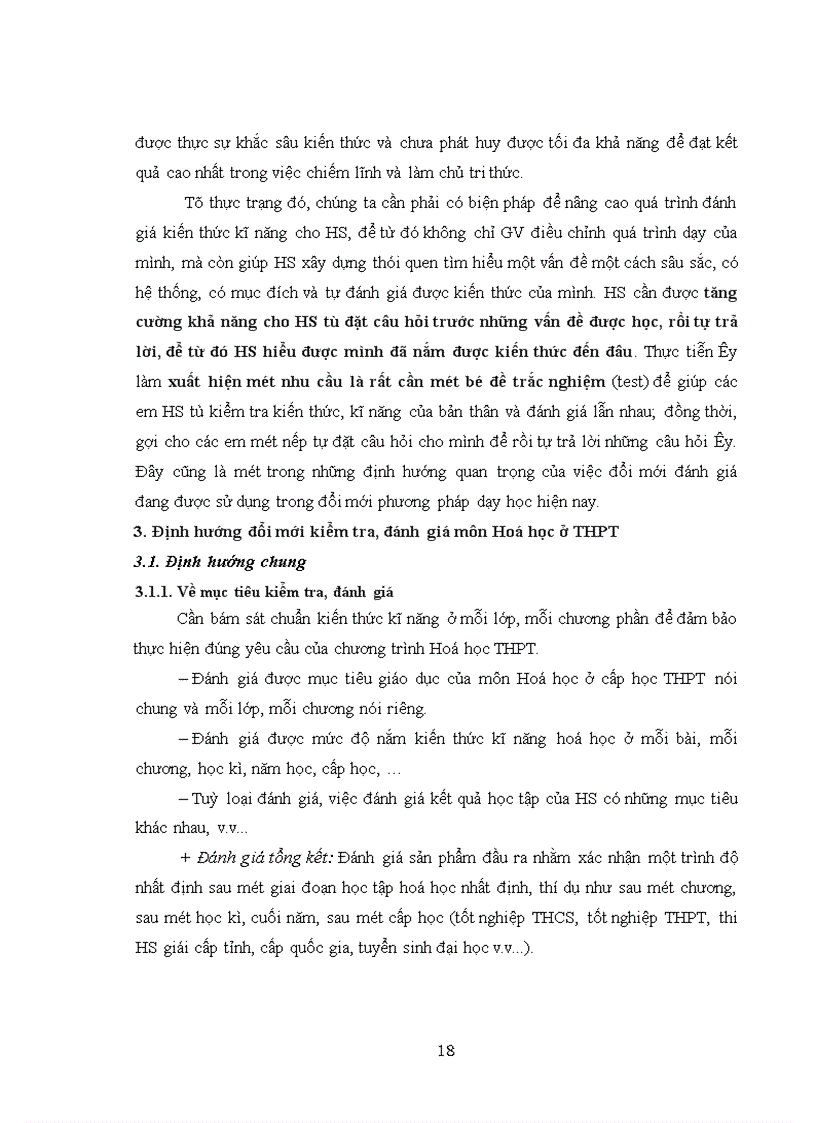 image for page Tăng cường năng lực tự kiểm tra đánh giá của HS trung học phổ thông bằng hệ thống bộ đề kiểm tra đánh giá kiến thức kĩ năng hoá học lớp 11 – Nâng cao