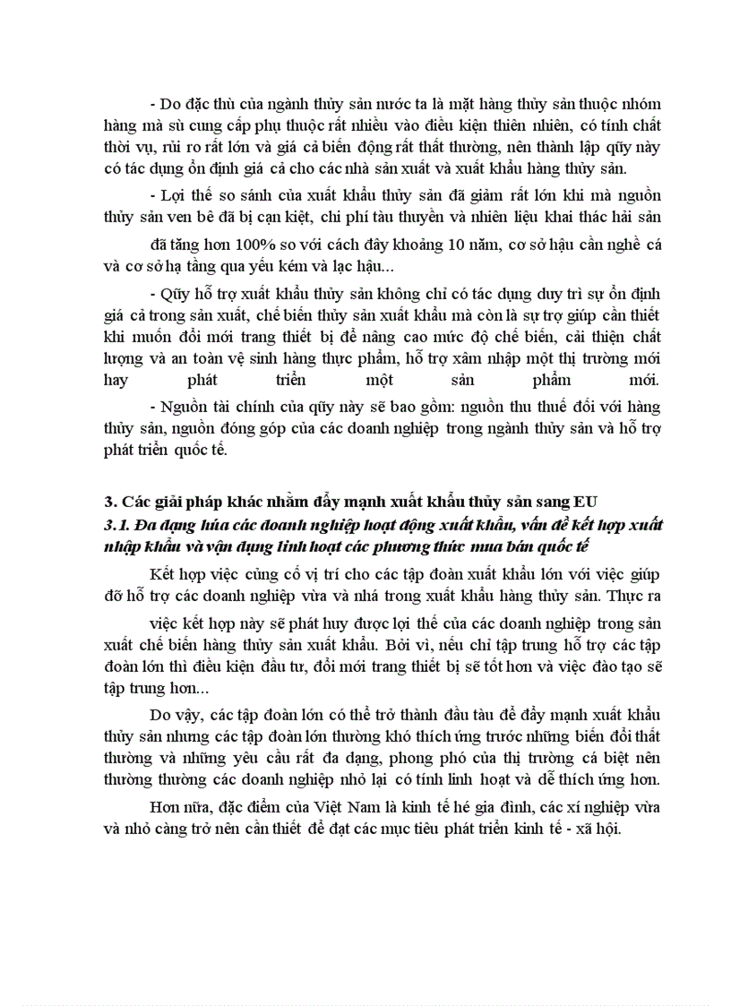 image for page Những giải pháp đẩy mạnh xuất khẩu mặt hàng thủy sản của Việt Nam sang thị trường EU trong những năm tới