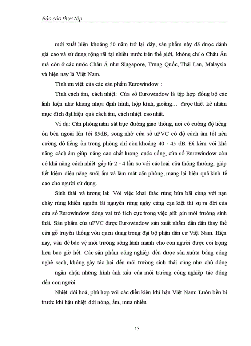 image for page Thực trạng hoạt động đầu tư tại công ty Eurowindow