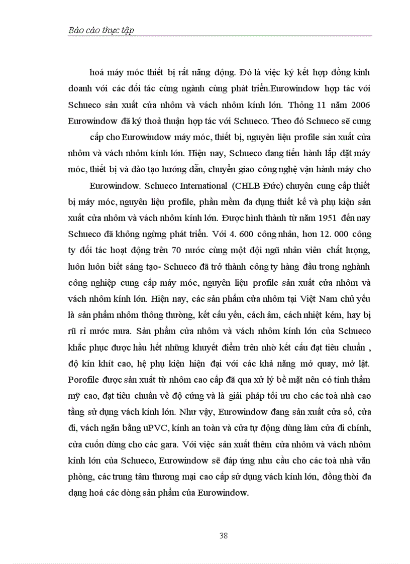 image for page Thực trạng hoạt động đầu tư tại công ty Eurowindow