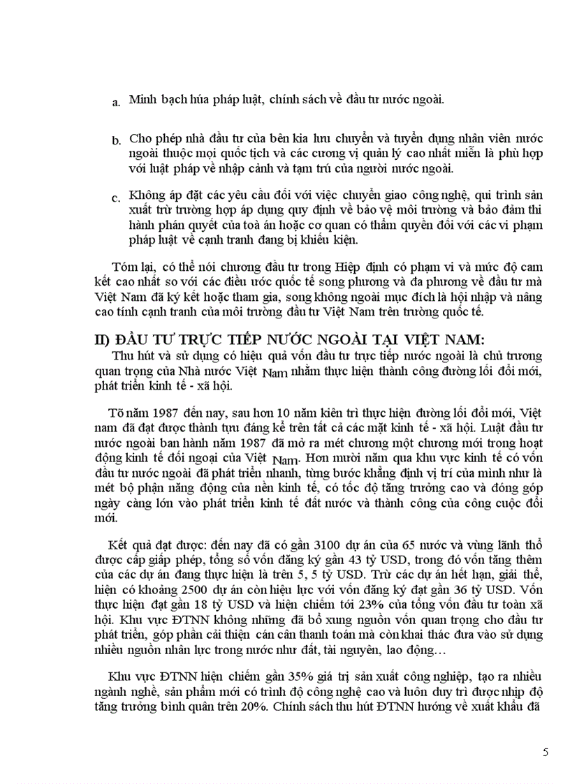 image for page Ảnh hưởng của hiệp định đến việc thu hút đầu tư trực tiếp nước ngoài vào Việt Nam