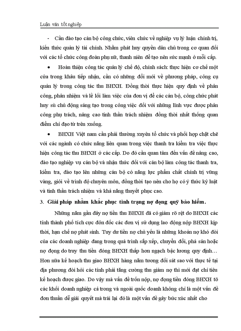 image for page Kiến nghị và giải pháp nhằm nâng cao hiệu quả của công tác thu BHXH ở Việt Nam