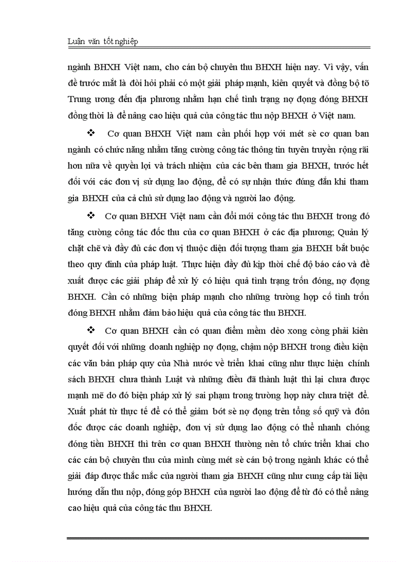image for page Kiến nghị và giải pháp nhằm nâng cao hiệu quả của công tác thu BHXH ở Việt Nam