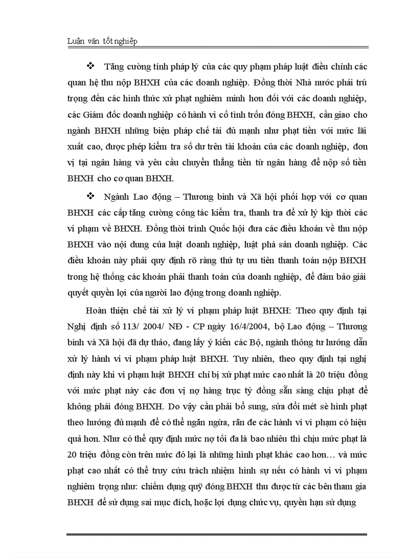 image for page Kiến nghị và giải pháp nhằm nâng cao hiệu quả của công tác thu BHXH ở Việt Nam