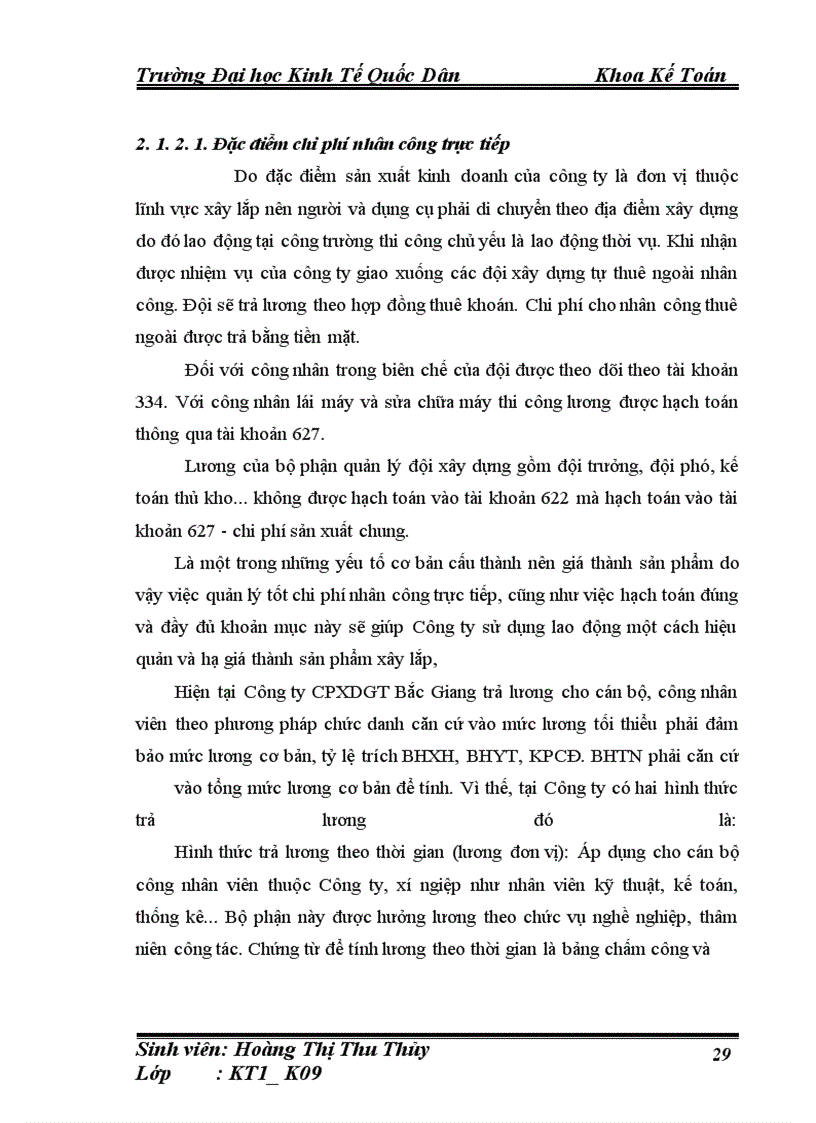 image for page Hoàn thiện kế toán chi phí sản xuất và tính giá thành sản phẩm xây lắp tại Công ty cổ phần xây dựng giao thông Bắc Giang